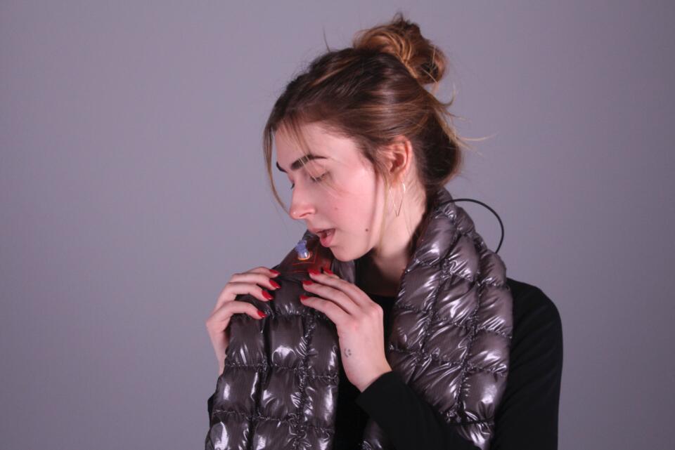 Inflatable Puffer Scarf