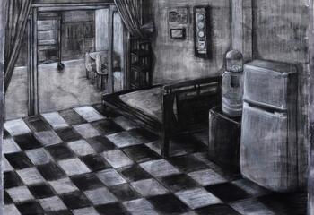 Interior space value drawing by Ngan Huynh.