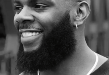 Black and white portrait of Cornel Beard